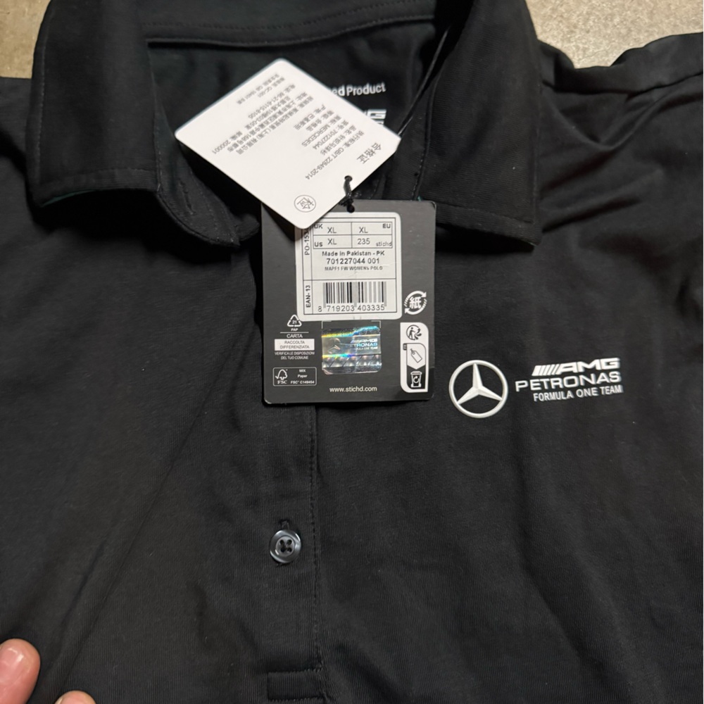 Mercedes women’s AMG polo